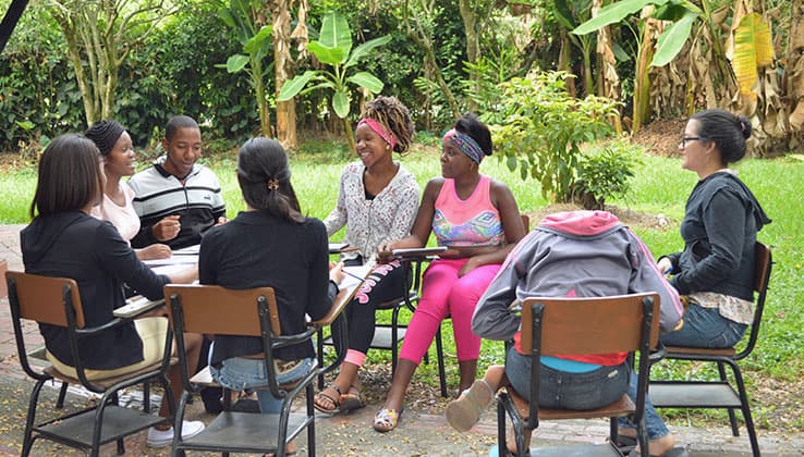 Die Workshops finden in Kleingruppen statt.